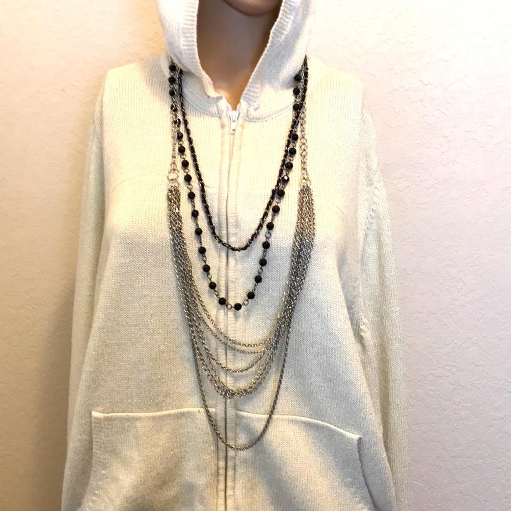 Multi Strand Statement Necklace - image 1